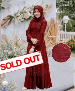 Maxi Pefira maroon