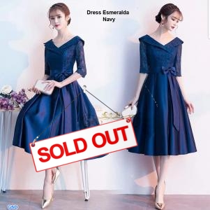 Dress esmeralda navy