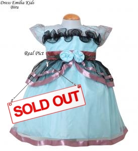 Dress Emilia Kids Biru