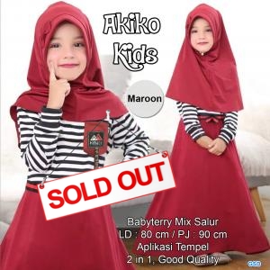 Akiko kids maroon