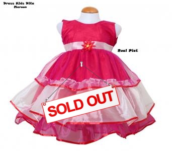 Dress Kids Dita Maroon