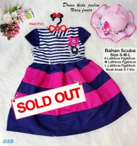 Dress kids jeslin navy fanta