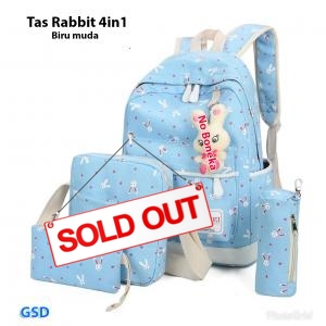 Tas Rabbit 4in1 biru muda