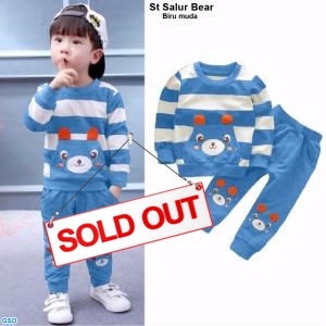 St salur bear biru muda