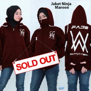 Jaket Ninja maroon