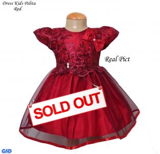 Dress Kids Pelita red