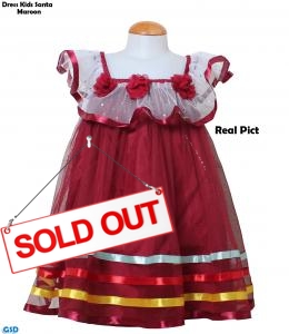 Dress Kids santa maroon