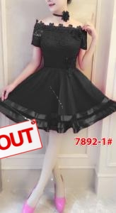 Dress import 7892-1 black