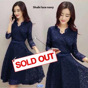 Shabi lace navy