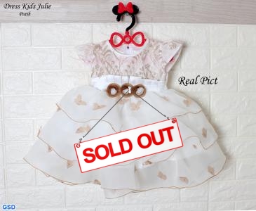 Dress Kids Julie SMLXLPutih