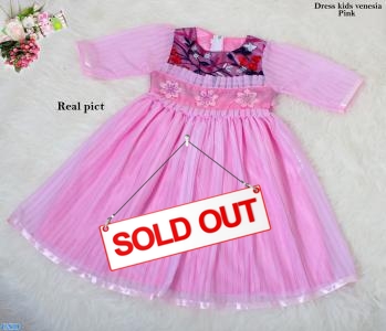 Dress kids venesia pink