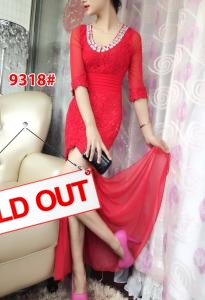 Dress import 9318 red