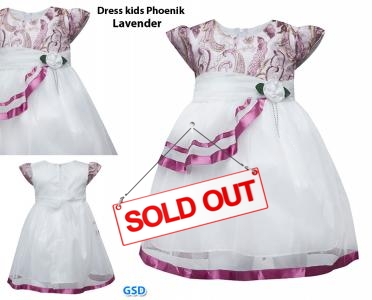 Dress kids phoenix lavender