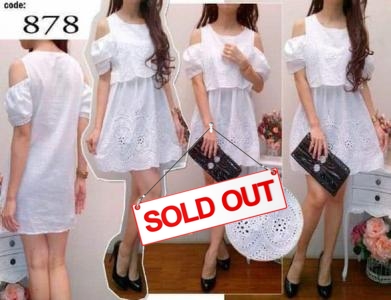 Dress import 878 white