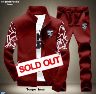 St jaket Porche Maroon