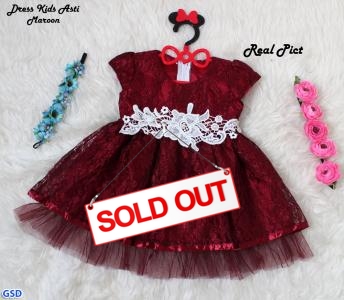 Dress Kids Asti maroon