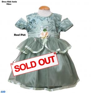 Dress Kids Sonia Hijau