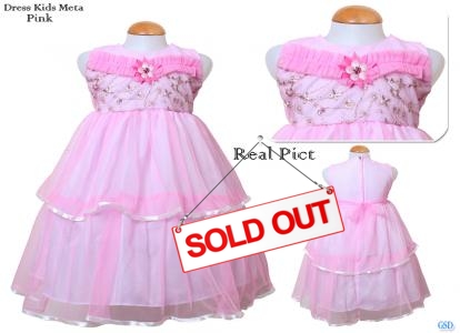 Dress Kids Meta pink