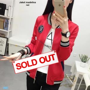 Jaket Madelina red