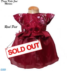 Dress Kids Jeni maroon