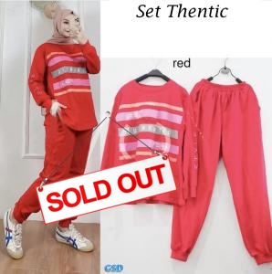 Set THENTIC red