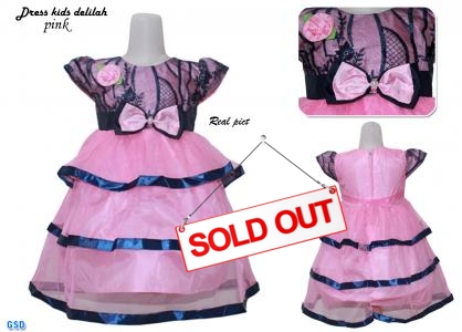 Dress kids delilah pink