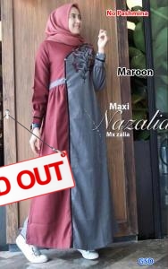 Maxi Nazalia maroon-mx zalia