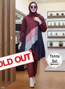 Set yonna maroon