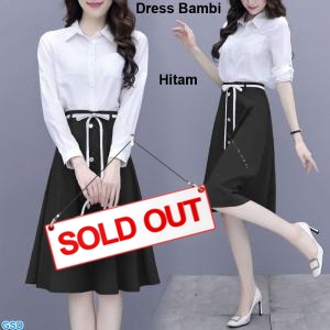 Dress Bambi hitam