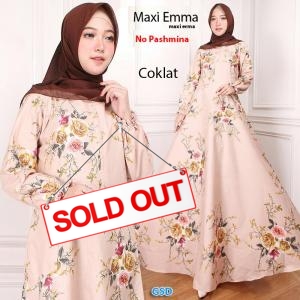 Maxi Emma coklat-maxi erma