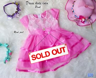 Dress kids lulu pink