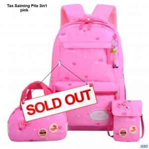 Tas saiming pita 3in1 pink