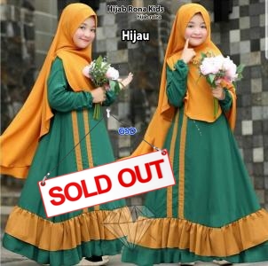 Hijab Rona kids hijau-hijab raina