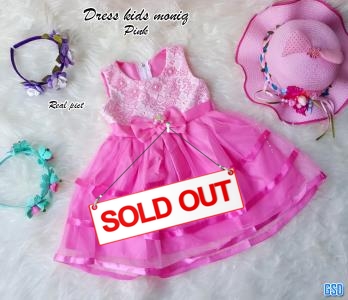 Dress kids moniq pink