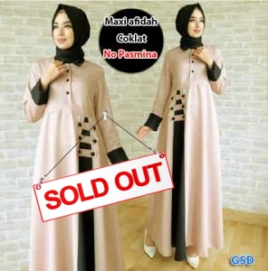 Maxi afidah coklat