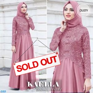 Maxi Kaella hijau dusty