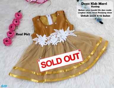 Dress Kids Merri kuning