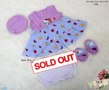 Set bayi fruits kensi 4in1 ungu