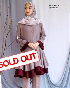 Tunik dilha coksu maroon